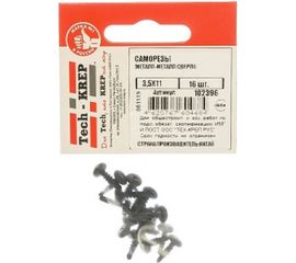 Саморез Tech-Krep ШСММ сверло 3,5х11 16 шт, пакет 102396 