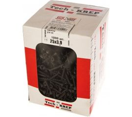 Саморез Tech-Krep ШС ГВЛ 25х3,9 мм 1000 шт, коробка 116787 