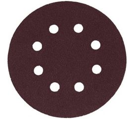 Наждачный круг Курс с липучкой с отверстиями 125 мм 5 шт. Р240 39789 