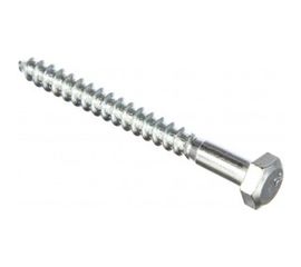 Сантехнический болт DIN 571 оцинкованный 6х60, 40шт - коробка Tech-Krep 126548 