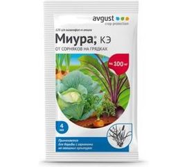 Средство для борьбы с сорняками на овощных культурах Avgust Миура КЭ ампула 4 мл A00478 