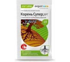 Стимулятор корнеобразования саженцев и черенков Avgust Корень Супер, ВРГ 10 г A00184 