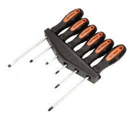 Набор отверток АвтоDело с круглым стержнем 6 предметов 30770 11250 