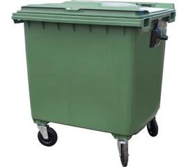 Мусорный контейнер CONTENUR 1100 л, зеленый 10764 