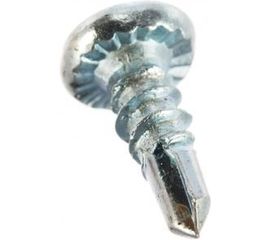 Саморез клоп VIPкрепеж белый, полусфера, сверло, 3.5х9.5 23 шт 10203 VIP 