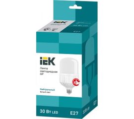 Лампа IEK LED HP 30 Вт 230 В 4000К E27 LLE-HP-30-230-40-E27 