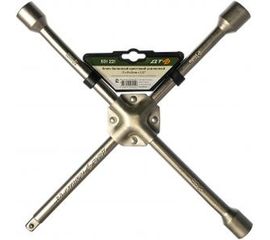 Баллонный крестовой усиленный ключ 17 х 19 х 21 х 1/2 - 380 мм ДТ/10 Дело Техники 531221 