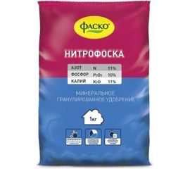 Сухое минеральное удобрение Фаско Нитрофоска 1 кг Уд0101ФАС36 