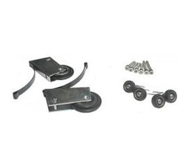 Ролики в комплекте Mebax Симметрия 3-ий класс, с саморезом 5 мм, под трек 37,5 мм 00-00000328 