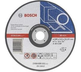 Диск отрезной по металлу 180х22,2 мм Bosch 2.608.600.321 