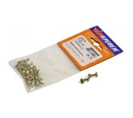 Шуруп VIPкрепеж желтый цинк 4,0х12 30шт 11332 VIP 