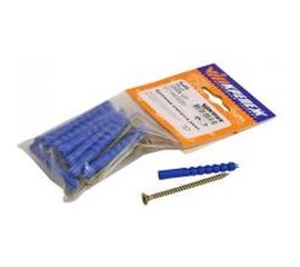 Набор крепления плинтусов VIPкрепеж 6/50 дюбель ежик 18шт/18шт 23008 VIP 