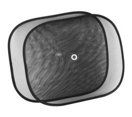 Солнцезащитная шторка SKYWAY экран 44*36 см на присосках черная на боковые стекла 2 шт S01202001 