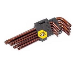 Набор ключей КВТ TORX КТ-9s Т10-Т50 82178 