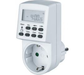 Таймер Navigator, NTR-E-S01-WH, розетка, электронный 61555 