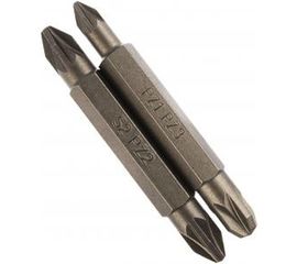 Набор двухсторонних бит №5 (2 шт; 50 мм; Pz2xPz2; Pz1xPz3) Quadro Torsion 490005 