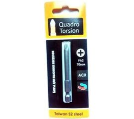 Бита (70 мм; 1/4; PН2) Quadro Torsion 410270-1 