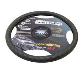 Оплетка на руль VETTLER KLASSIKER L 39-40 см, классика, Волга винил Серый LLA3grey 