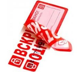 Пломба наклейка, оставляющая след на поверхности ЕВРОПАРТНЕР 27x76 10 шт. 13 0064 7 