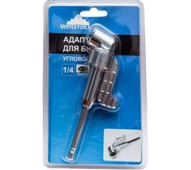 Редуктор для бит угловой (1/4; 140 мм) Vertextools РД-1/4-140 