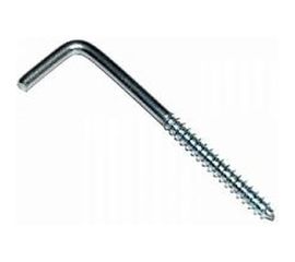 Шуруп с костылем КРЕП-КОМП L-образный 10х160 2шт шгк10160мф 