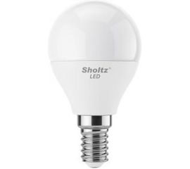 Комплект из 2 светодиодных ламп Sholtz шар 5Вт E14 4200К G45 220-240В, пластик LEB3151D 