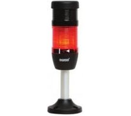 Сигнальная колонна Emas 50мм, красная, 24В, стробоскоп FLESH, зуммер IK51F024ZM03 