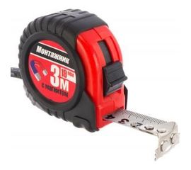 Рулетка с магнитом Монтажник 3 м х 19 мм  601319 