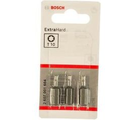Бита (25 мм; 3 шт) TORX T10 XH Bosch 2607001604 
