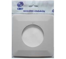 Накладная рамка SVET под выключатель, белая SV0407-0002 