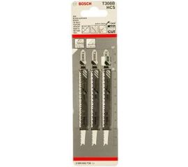 Пилки для лобзика по дереву (91 мм; 3 шт.) Т308В Bosch 2608663750 