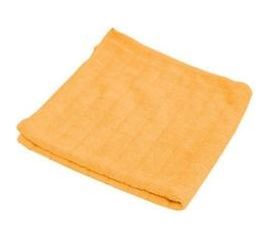 Универсальная вафельная салфетка из микрофибры Рыжий кот M-03 оранжевая, 30х30 см 310206 