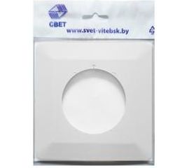 Накладная рамка SVET под выключатель и розетку, прозрачная SV0407-0009 