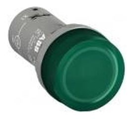 Лампа ABB CL2-523G зелёная со встроенным светодиодом 230В AC 1SFA619403R5232 