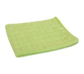 Универсальная вафельная салфетка из микрофибры Рыжий кот M-03 зеленая, 30х30 см 310226 