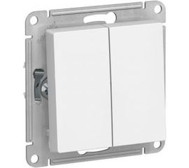 2-клавишный переключатель Schneider Electric ATLASDESIGN 10АХ, БЕЛЫЙ ATN000165 
