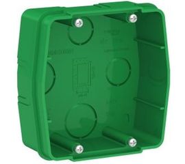 Монтажная коробка для силовых розеток Schneider Electric BLANCA, С/У, зеленый BLNMK000001 