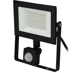 Светодиодный прожектор Uniel ULF-F62-50W/6500K SENSOR IP54 200-240В BLACK UL-00007126 
