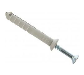 Дюбель-гвоздь полипропиленовый с потайным бортиком 125 шт. (6х40 мм; ТФ5) Зубр 4-301345-06-040 