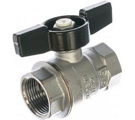 Кран шаровой полнопроходной (3/4; мама-мама) для трубопровода Зубр 4-51323-C-3/4 