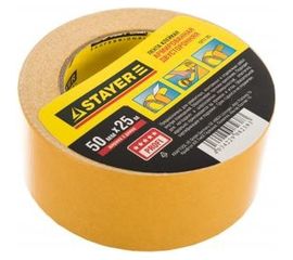 Лента клейкая двусторонняя армированная (48 мм; 25 м) Profi Stayer 1217-25 