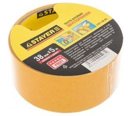 Лента клеящая двухсторонняя PROFI (38 мм; 5 м) укрепленная тканью Stayer 1221-38-05 