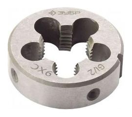 Плашка круглая Мастер для нарезания трубной резьбы G 1/2 Зубр 4-28032-1/2 