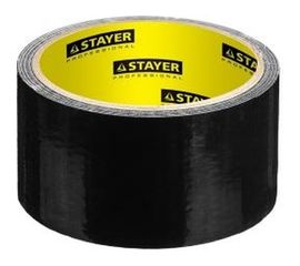 Армированная лента на тканевой основе STAYER черный 50мм х 10м 12086-50-10 