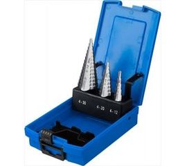 Набор ступенчатых сверл (Р6М5; 3 шт.) по металлу Зубр 29670-4-30-H3_z01 