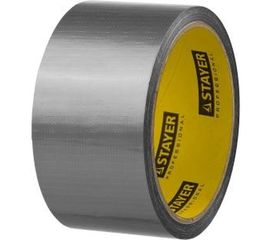 Лента клеящая серебристая (50 мм; 10 м) укрепленная тканью Stayer 12080-50-10 