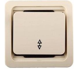 Выключатель проходной одноклавишный СВЕТОЗАР CITY SV-54137-B 