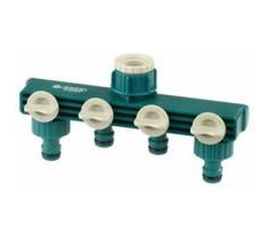Распределитель четырехканальный (3/4; 1) для системы полива Raco 4250-55257C 