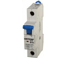 Автоматический выключатель Светозар_ 1п, 20 A, B, 6 кА, 230/400 В SV-49051-20-B 
