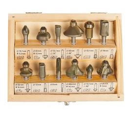 Набор фрез (12 шт; хвостовик 6 мм) по дереву STAYER 2992-H12 